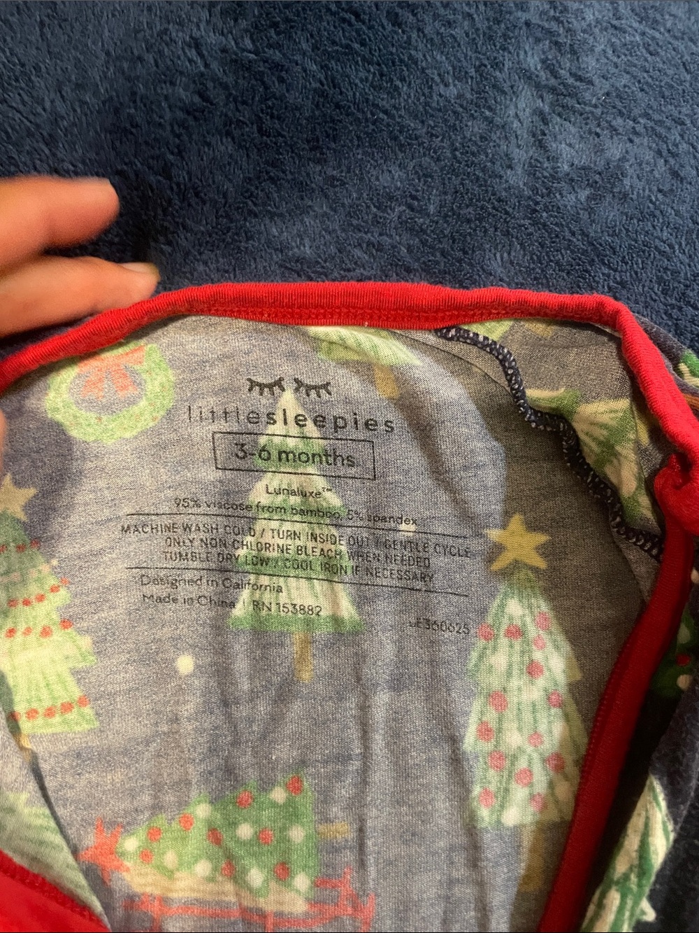 Little Sleepies onesie - Picture 2 of 2